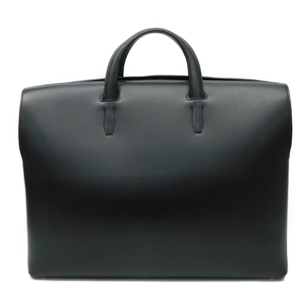 HERMES City Hall Black Business Bag